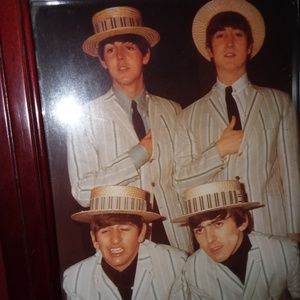 8 x 10 framed photo Beatles